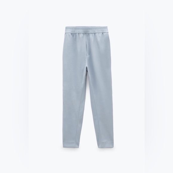 Zara // Light Blue/Grey Jogger Pants🌛 - Picture 2 of 14